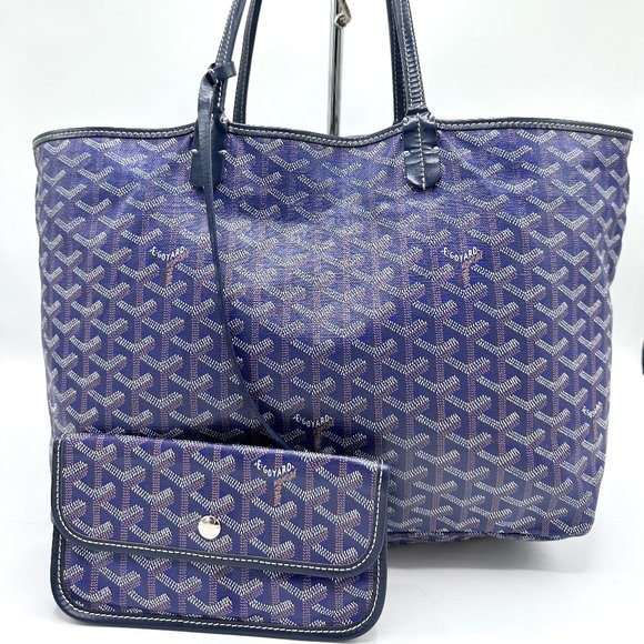 Goyard Handbags - Goyard Indigo Goyardine St Louis PM Tote